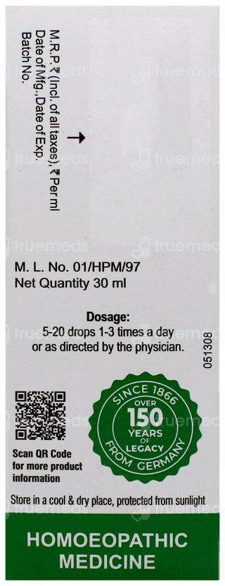 Dr Willmar Schwabe Viscum Pentarkan Ptk 89 Drops 30ml